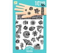 Djeco Tatouages enfant Polynésie Multicolore