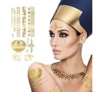 tatouages éphémères égypte antique or - guirca 15842 Jaune G