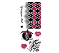 Tatouages Éphémères Harley Quinn 30x14cm