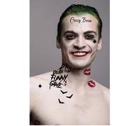 Fiestas Guirca – Tatouage facial Mr. Smile – 30x14 cm, maquillage Jour des Morts pour femme