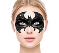 tatouages éphémères visage chauve-souris 20cm - guirca 15856 Noir G