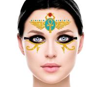 Tatouages Éphémères Visage Pailleté Égypte