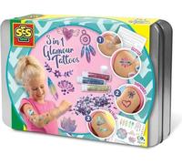 Tatouages glamour 3 en 1 - SES CREATIVE - Multicolore - Blanc - Pour enfants des 5 mois