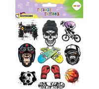 Tatouages lavables Be Cool 15x20cm Happy Color