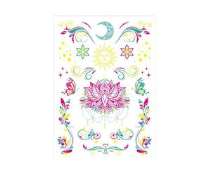 Tatouages ornementaux UV - Multicolore