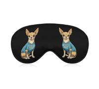 Tatouages pour chien chihuahua « J’aime maman » Masque de sommeil doux et efficace contre la lumière, idéal pour les voyages
