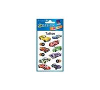 Tatouages pour enfants ""automobiles"" sur 1 feuille