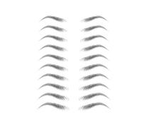 Tatouages pour sourcils - Autocollants pour sourcils imperméables - Tatouages faux cheveux comme sourcils de transfert instantané pour femmes et hommes Traits naturels, modelage