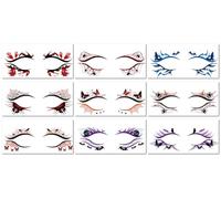 Tatouages Temporaires D'Halloween, Autocollants Citrouille Et Toile D'Araignée, Imperméables 195 * 80MM A018