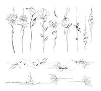 Tatouages temporaires pour femmes, autocollants de tatouage personnalisés semi-permanents noirs pour la taille, le bras et le pied