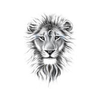 Tatouages temporaires réalistes animaux brassard de corps faux autocollants de tatouage tête de loup Lion tigre Animal féroce adultes tatouages avant-bras(008)