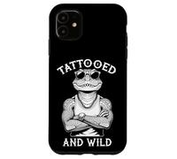 Tatoué et Sauvage Amusant à l'encre Alligator Amateur de Tatouage Coque pour iPhone 11