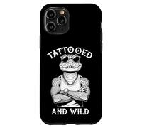 Tatoué et Sauvage Amusant à l'encre Alligator Amateur de Tatouage Coque pour iPhone 11 Pro