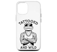 Tatoué et Sauvage Amusant à l'encre Alligator Amateur de Tatouage Coque pour iPhone 12/12 Pro