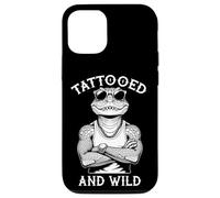 Tatoué et Sauvage Amusant à l'encre Alligator Amateur de Tatouage Coque pour iPhone 12/12 Pro