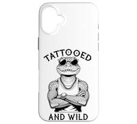 Tatoué et Sauvage Amusant à l'encre Alligator Amateur de Tatouage Coque pour iPhone 16 Plus