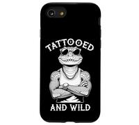 Tatoué et Sauvage Amusant à l'encre Alligator Amateur de Tatouage Coque pour iPhone SE (2020) / 7/8