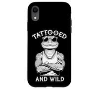 Tatoué et Sauvage Amusant à l'encre Alligator Amateur de Tatouage Coque pour iPhone XR
