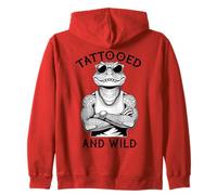 Tatoué et Sauvage Amusant à l'encre Alligator Amateur de Tatouage Sweat à Capuche