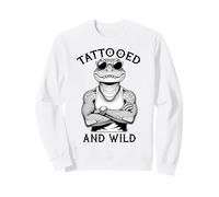 Tatoué et Sauvage Amusant à l'encre Alligator Amateur de Tatouage Sweatshirt