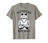 Tatoué et Sauvage Amusant à l'encre Alligator Amateur de Tatouage T-Shirt