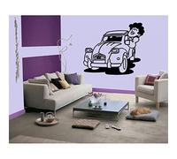 Tatoutex Stickers Citroën 2 CV - Beige, L 108cm x H 90cm