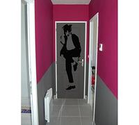 Tatoutex Stickers Michael Jackson - Noir, L 30cm x H 94cm