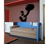 Tatoutex Stickers Mohamed Ali - Vert Lime, L 100cm x H 112cm