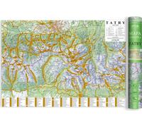 Tatras - carte à gratter, 1:50 000 ArtGlob