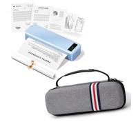 TATTMUSE Imprimante A285M Bleue et Sac de Rangement Gris