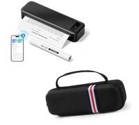 TATTMUSE Imprimante Thermique Portable A285M & Sac de Transport Noir