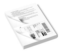 TATTMUSE Lot de 100 feuilles d'étiquettes autocollantes à impression thermique A4 (210 x 148,5 mm, A5), compatibles avec imprimante A285M A28U A282M M832 M834 M08F M832D M08D
