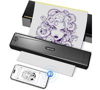 TATTMUSE Thermocopieur Tatouage Bluetooth, Imprimante Stencil Tatouage, Machine Transfert de Tatouage pour Artistes de Tatouage et débutants, Imprimante de Tatouage avec 10 Feuilles de Papier