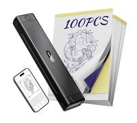TATTMUSE Thermocopieur Tatouage, Imprimante Stencil Tatouage, Machine Transfert de Tatouage pour Artistes de Tatouage et débutants, Imprimante de Tatouage avec 100 Feuilles de Papier