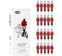 Tattoo Aiguilles De Cartouche De Tatouage #10 (1007rm 1009rm 1011rm 1015rm) Bugpin Aiguilles De Tatouage Jetable Avec Membrane Round Curved Magnum Tattoo Needle Cartridges En04-20kit-L