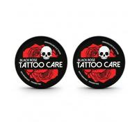 Tattoo Care Black Rose Lot de 2 crèmes de tatouage 35 g Soin intensif et protection de la peau Pour nouveaux et anciens tatouages Couleurs intenses Protège contre la décoloration