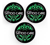 Tattoo Care Classic Lot de 3 crèmes de tatouage 35 g Sans parfum Soin intensif et protection de la peau Pour nouveaux et anciens tatouages Couleurs intenses Protège contre la décoloration