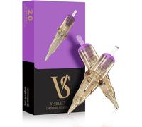 Tattoo Cartridge Needles ¿ 20pcs #08 (3rl) Permanent Makeup Smp 0.25mm Round Liner Microblading Tattoo Needle For Tattoo Machine Pen ¿ V Select