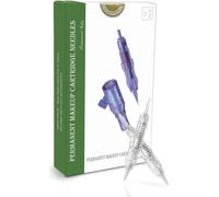 Tattoo Cartridge Needles - Mixed Sterilized Screw Needles For Permanent Makeup Machine Tattoo Eyebrow Eyeliner Lip Contour (1r0.18)