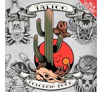 Tattoo Coloring Book Volume 10 Wild West: Complete with mantras for people who color outside the lines