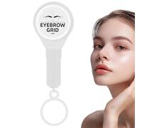 Tattoo Eyebrow Positioning, Brow Mapping Tool, Precision Marker Guide, Lightweight ABS Build, Compact Design, Ideal for Professional Makeup Artist, Beauty Blogger