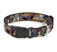 Tattoo Johnny Collier pour Chien avec Boucle en Plastique Motif fée Gothique 21,6 à 30,5 cm Largeur 1,3 cm