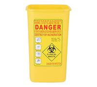 Tattoo Needle Container Biohazard Disposal 1L Safe Puncture Resistant for