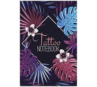 Tattoo Notebook: Tattoo Project Sketchbook And Manager - 110 Pages With Drawing And Order Data - Gift Idea For Tattoo Artists - Notebook And Journal