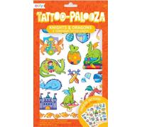 Tattoo Palooza tatouages lavables - Dragons et chevaliers
