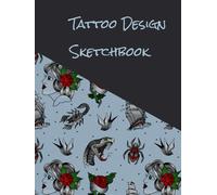 Tattoo Sketchbook: Sky Blue Edition
