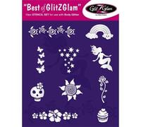 Tattoo Stencil Set Best Of Glitzglam Temporary Tattoos Stencils Set By Glitzglam Body Art - Hypoallergenic And Dermatologist Tested