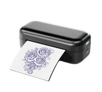 Tattoo Transfer Machine Printer, Bluetooth Mobile Thermal Printing Equipment, Tattoo Auxiliary Devices(Black)