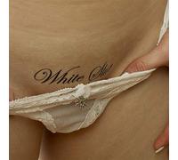 Tattoodrucker 2 x White Slut Pussy Tatouage - Lettrage Noir - Tatouage temporaire Sexy fétiche (2)