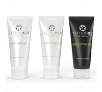 TattooMed Bundle Crème de Soin Médicinaux de Tatouage All In Care Protection des Tatouages/Couleurs de Tatouage avec Panthéon